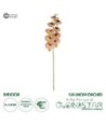 GloboStar® Artificial Garden PING SALMON ORCHID BRANCH 21405 Τεχνητό Διακοσμητικό Κλαδί  Ροζ Ορχιδέα Y95cm